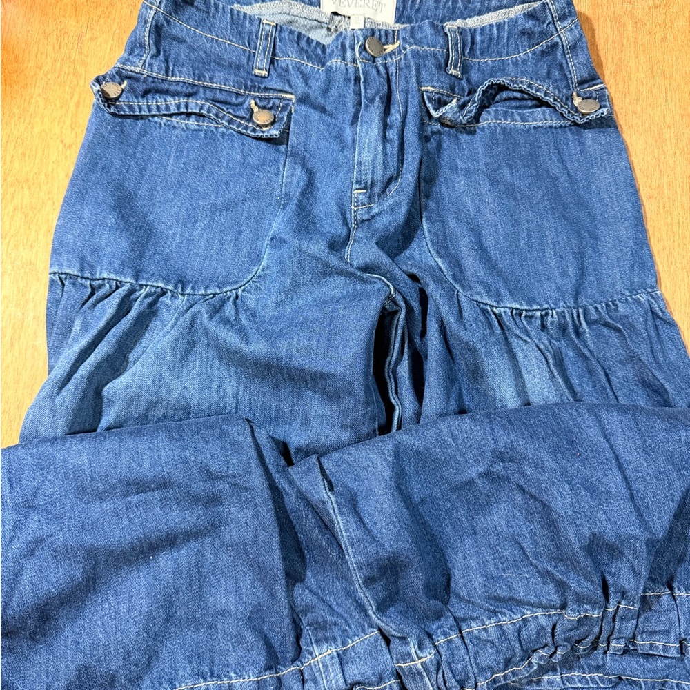Stylish Blue Flare Jeans for Women